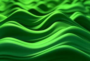 green abstract background. generative ai photo