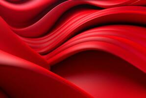 red abstract background. generative ai photo