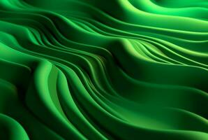 green abstract background. generative ai photo