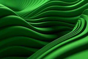green abstract background. generative ai photo