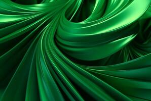 green abstract background. generative ai photo