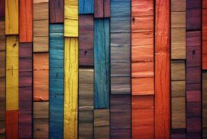 Clásico vistoso madera textura antecedentes. generativo ai foto