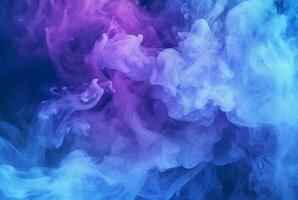 pastel blue smoke abstract solid background. generative ai photo