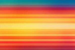 Ultra Wide Bright Striped Gradient background. generative ai photo