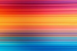 Ultra Wide Bright Striped Gradient background. generative ai photo