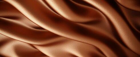 Luxury fabric abstract brown background or fluid waves of grunge silk texture velvet satin or luxury. generative ai photo