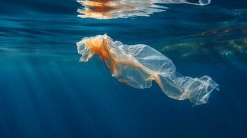 Generative AI, Documenting the Devastating Impact of Single-Use Plastics on Marine Life photo