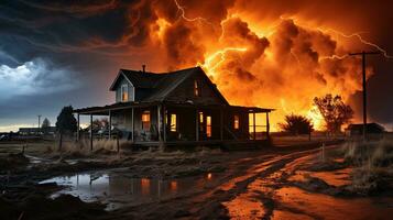 generativo ai, tormenta cazador viaje foto