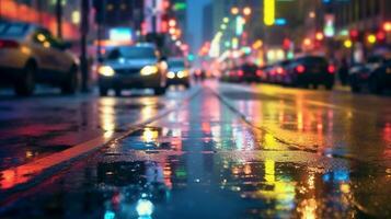 Generative AI, Luminous Metropolis photo