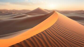 Generative AI, Eternal Sands Embracing the Captivating Beauty of Desert Landscapes photo