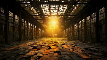 Generative AI, Resilient Geometry Nature's Reclamation photo
