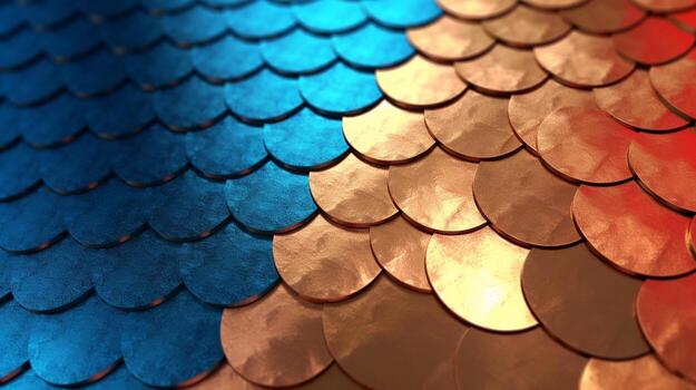 Generative AI, an abstract background image with a metallic texture photo