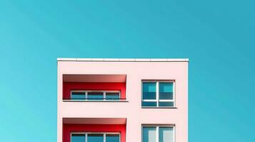 Generative AI, Minimalist cityscapes Capture cityscapes with minimal elements photo