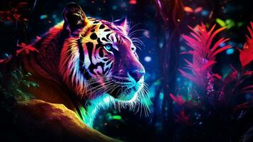 Aurora Jungle Majesty, AI Generative photo