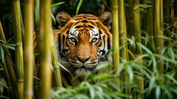 Sovereign Sentinel of the Bamboo Grove, AI Generative photo