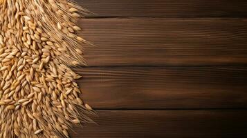 Farro Grain Photography with Copy Space, AI Generative photo