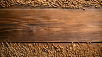 Farro Grain Photography with Copy Space, AI Generative photo