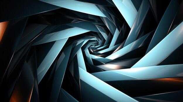 Surreal, high contrast abstract background, futuristic. Generative AI photo