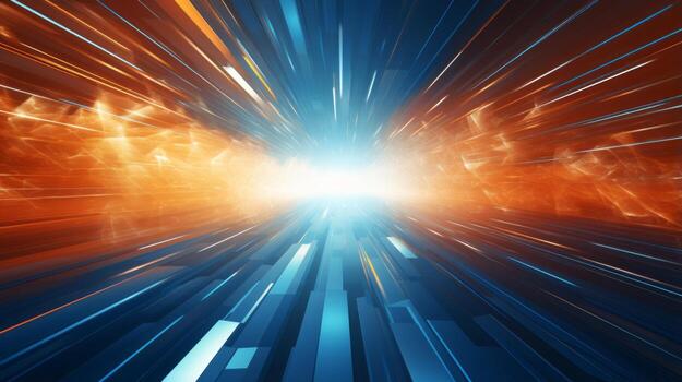 Illustrating corporate success dynamics. Generative AI photo