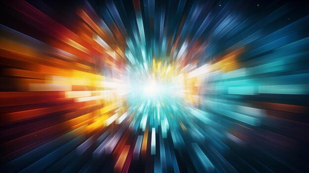 vistoso resumen con brillante colores. generativo ai foto