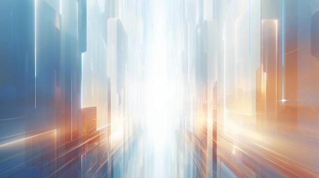 Ethereal composition with futuristic ambiance. Generative AI photo