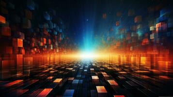 Radiating successful enterprise. Generative AI photo