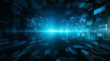 Abstract background with squares. Generative AI photo