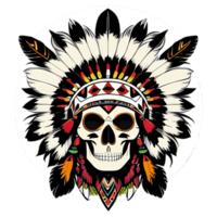 American skull. and skull png