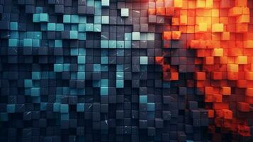 Lively texture with colorful elements. Generative AI photo