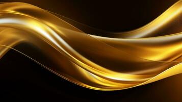 Detailed gold foil texture with an aura of elegance. Generative AI photo