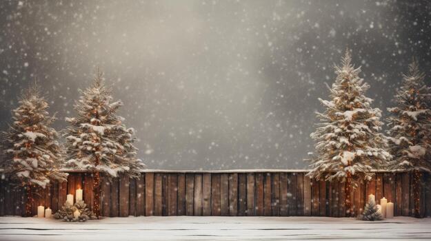 Essence of the season in every pixel of this festive scene. Generative AI photo