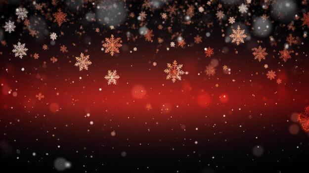 Spirit of Christmas with this enchanting background. Generative AI photo