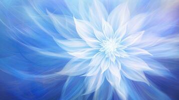 Radiant blue design, color burst sparks creativity. Generative AI photo