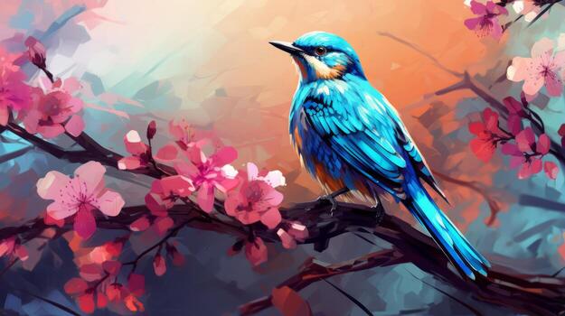 Nature Inspired Art. Generative AI photo