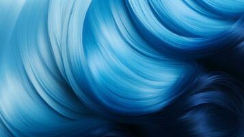 Enchanting blue gradient, emotion evoking dance. Generative AI photo