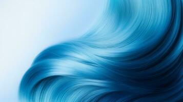 Azure blue gradient, seamless captivating blend. Generative AI photo