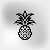 vector illustration of pineapple icon