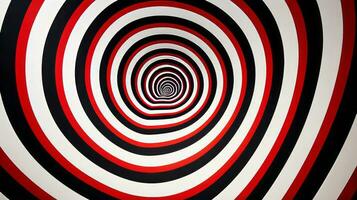 Mesmerizing spiral illusion. Generative AI photo