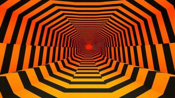 Depth playing geometric illusion. Generative AI photo