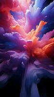 Visual enchantment abstract images transform wallpapers into captivating artistic expressions Vertical Mobile Wallpaper AI Generated photo