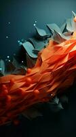 Wallpaper artistry abstract backgrounds enhance screens with captivating and imaginative visuals Vertical Mobile Wallpaper AI Generated photo