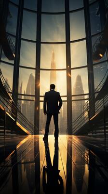 Business Wallpaper Stock Photos Images And Backgrounds For Free Download Business Magnate Amid Vast Office Epitomizing Corporate Leadership Within Grand Surroundings Vertical Mobile Ai Generated Free Photo