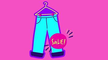 sale for your product in pink background video