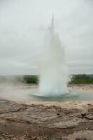 Geyser Stokkur, in Iceland photo