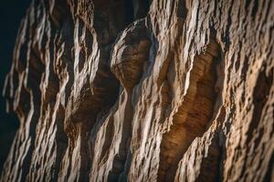 un antiguo imagen de un pared ese es hecho de piedras ese son muy viejo. terminado tiempo, usted lata ver cómo naturaleza tiene cambió cosas.. creativo recurso, ai generado foto