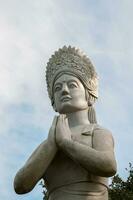 Statue in Budha Eden Park, in Portugal photo