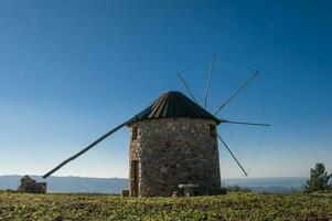 Old and ruined windmills photo