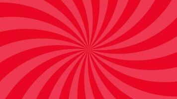 semplice curvo leggero rosso radiale Linee effetto looping animazione video sfondo