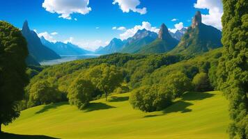 meander off in daydream arrive scene pixie story, mesmerizing scene. photo