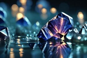 Fundamental stones on water colossal scale uncovers beneficial central stones. Charmed reflections cast a in perplex streak. Creative resource, photo